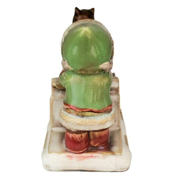 Yankee Candle Eskimo Husky Tealight Holder Votive Dog Sled Girl Snow Holiday - Picture 10 of 15